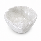 Bowl Decorativo Concha em Cerâmica Esmaltada – Branco Areia