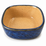 Bowl Quadrado Fundo em Cerâmica Esmaltada – Azul Cobalto