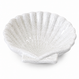 Cachepot Decorativo Concha em Cerâmica Esmaltada – 25 cm
