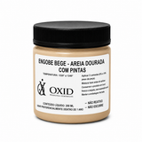 Engobe Oxid Bege Areia Dourada c/ Pintas - 250ml