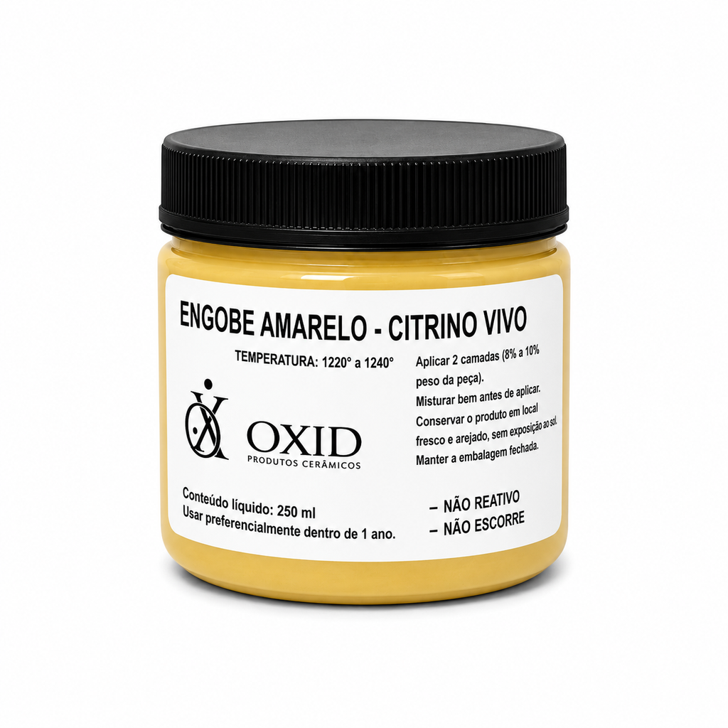 Engobe Oxid Amarelo Citrino Vivo - 250ml