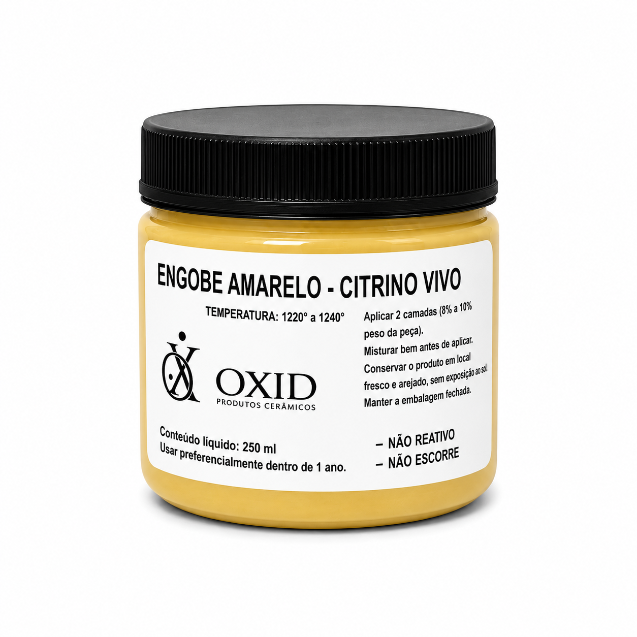 Engobe Oxid Amarelo Citrino Vivo - 250ml