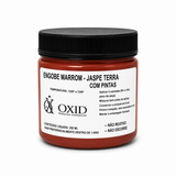 Engobe Oxid Marrom Jaspe Terra c/ Pintas - 250ml