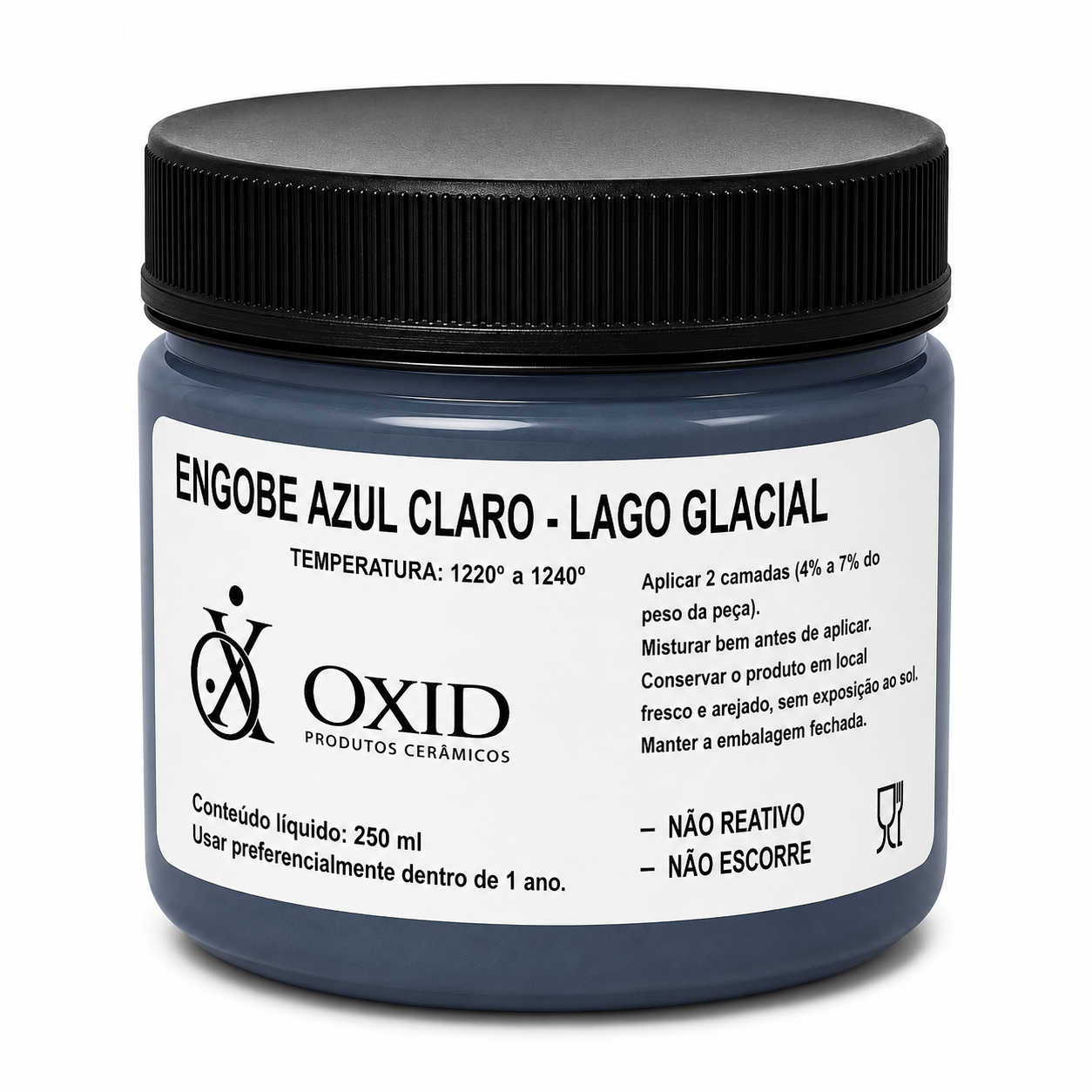 Engobe Oxid Azul Claro Lago Glacial - 250ml